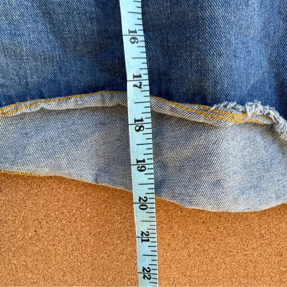 Distressed Blue Denim Jacket - Picture 7 of 7